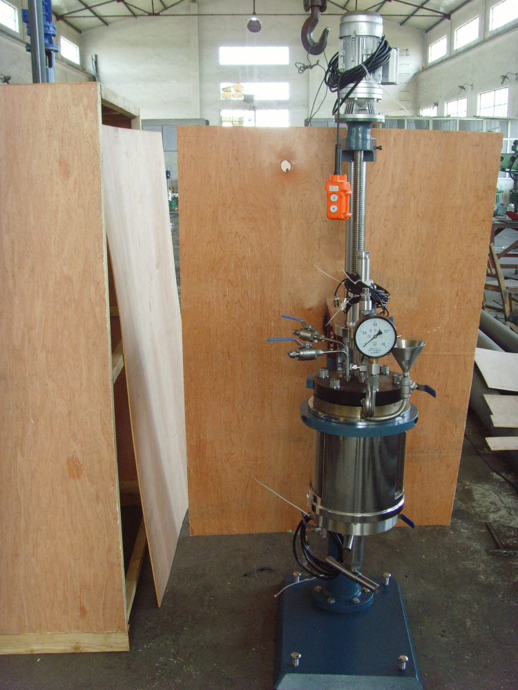 TSYBF系列-電動(dòng)提升釜蓋，雙層石英玻璃釜1